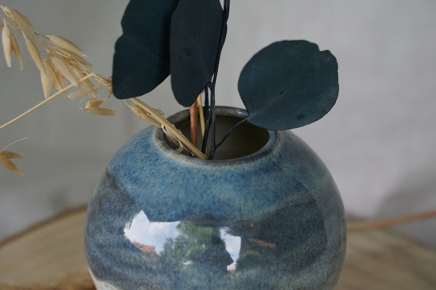 Vase Blau