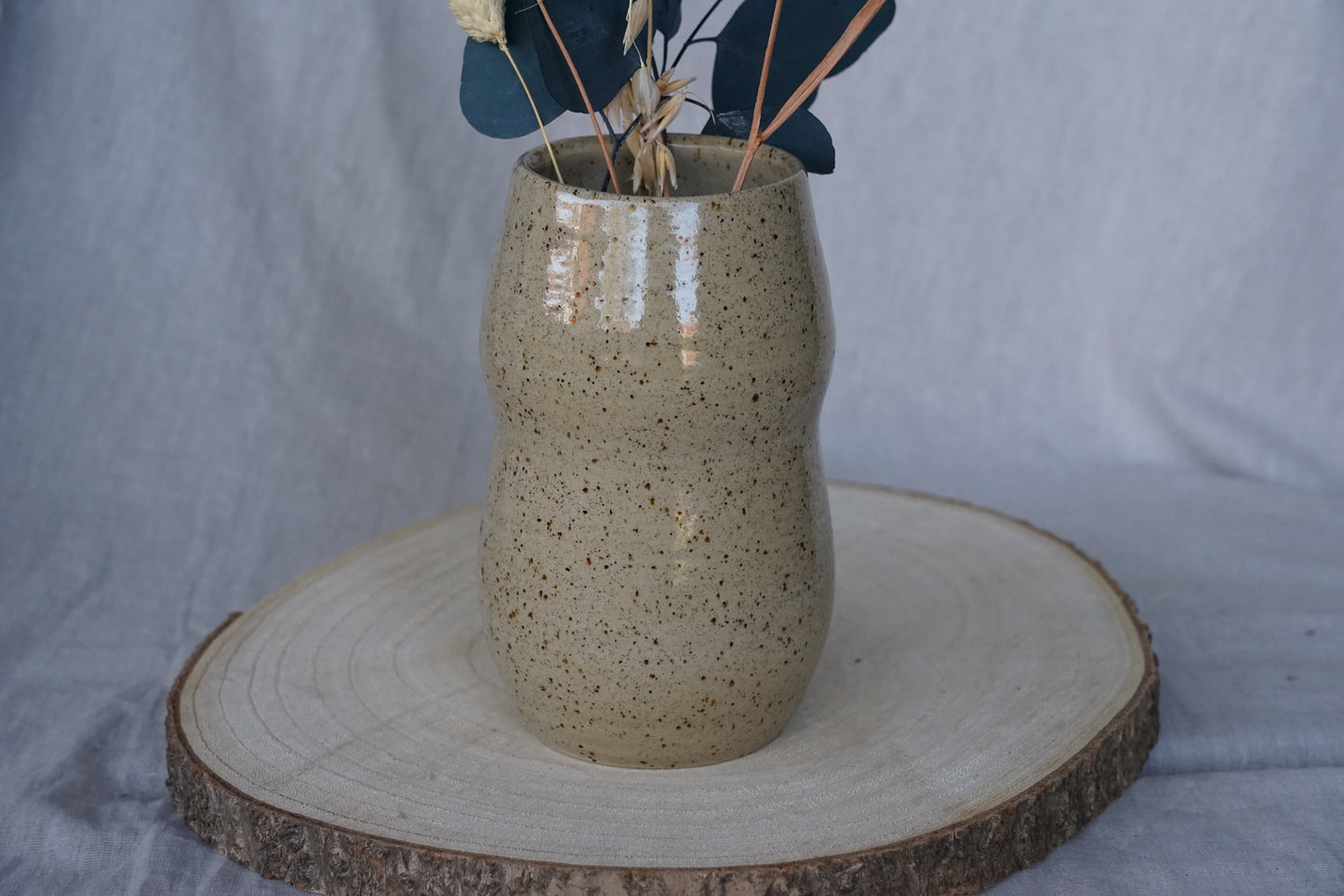 Vase Beige B-Ware