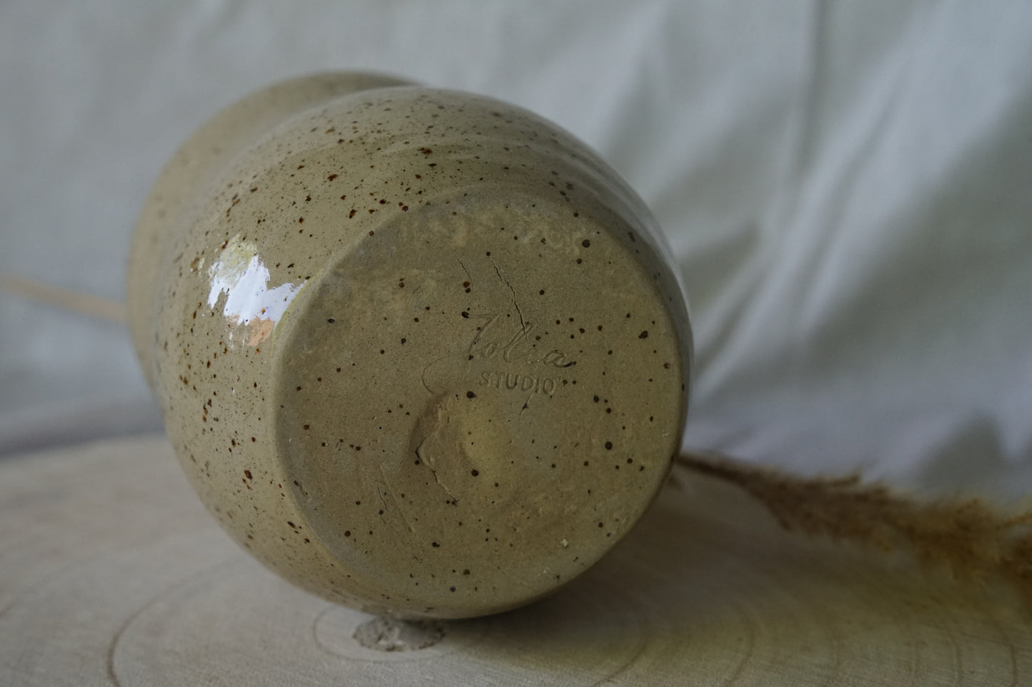 Vase Beige B-Ware