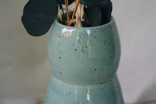 Vase Meerblau