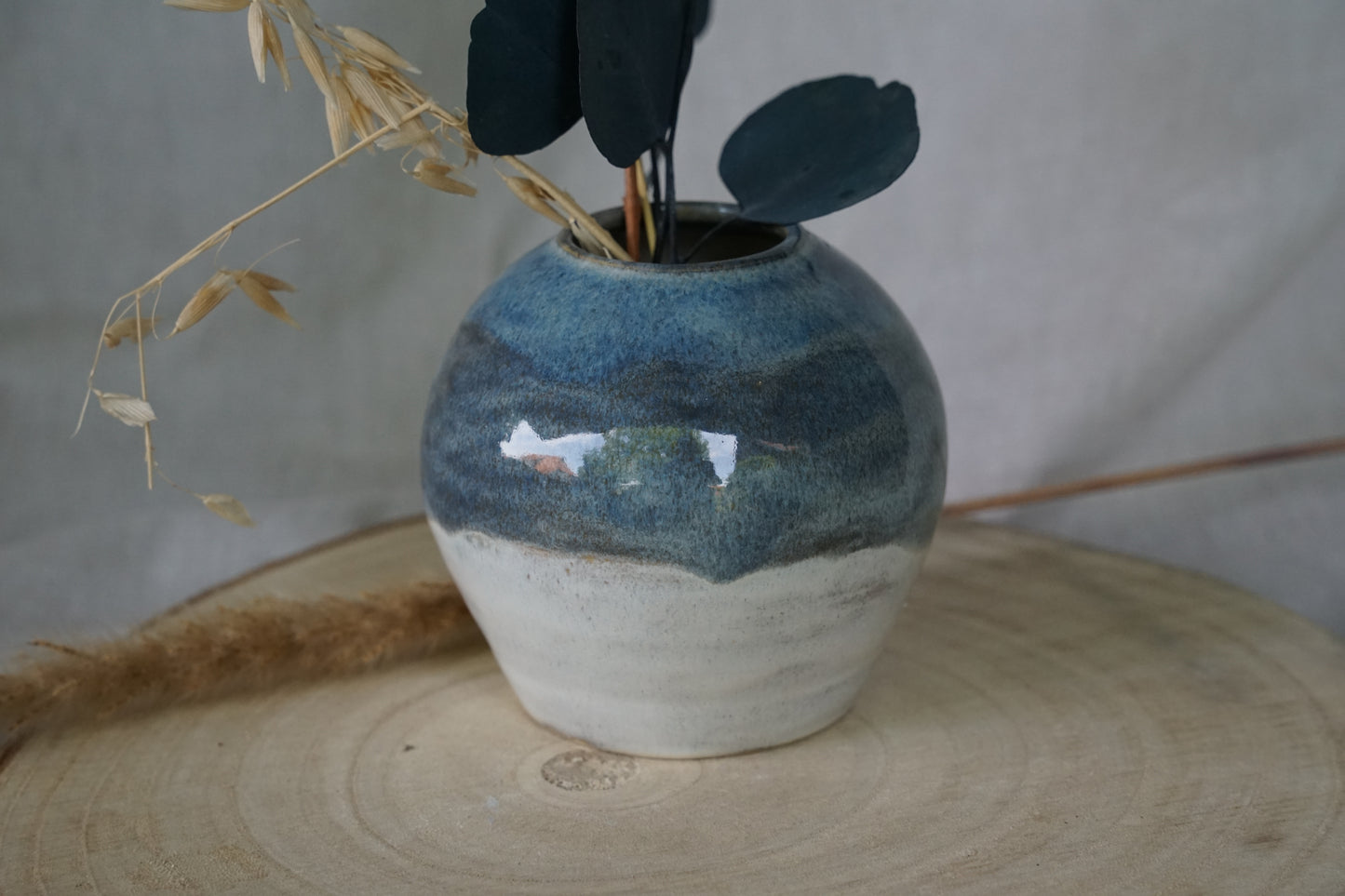 Vase Blau