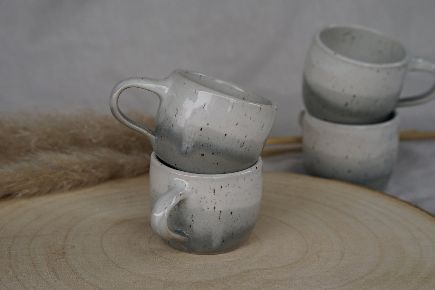 Espressotassen 2er-Set Grau