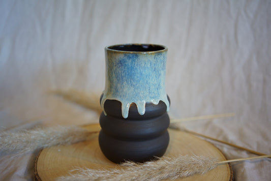Vase Gletscherblau BLACK