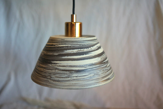 Lampenschirm Marmoriert gerades Design