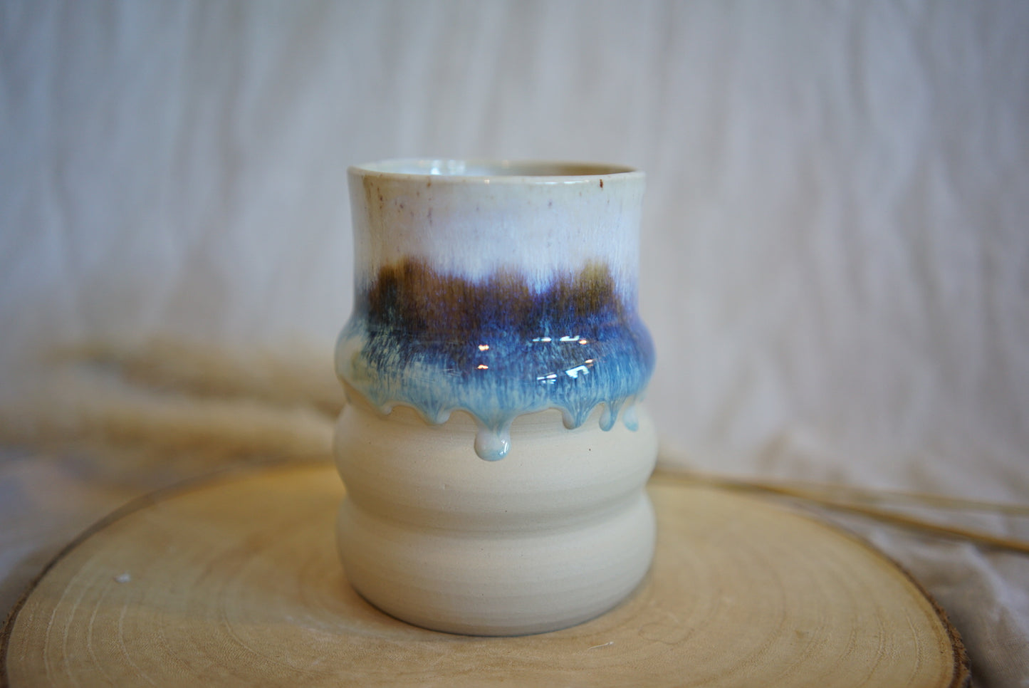 Vase Gletscherblau