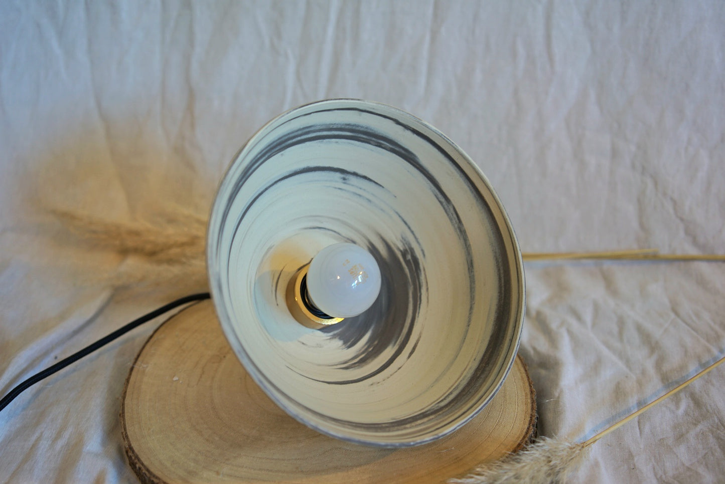 Lampenschirm Marmoriert gerades Design