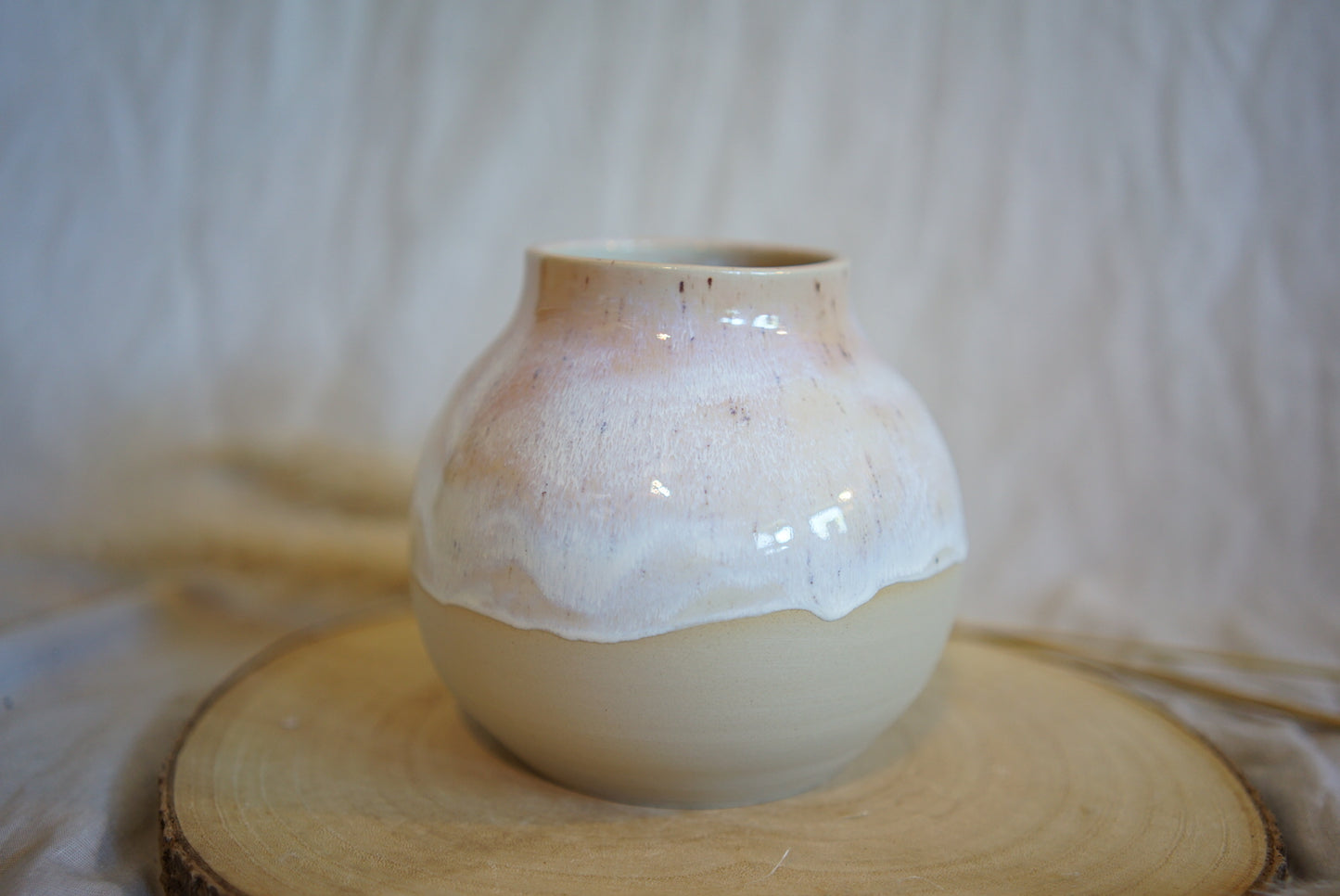 Vase Erdbeer-Milchshake