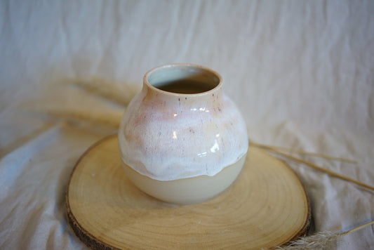 Vase Erdbeer-Milchshake