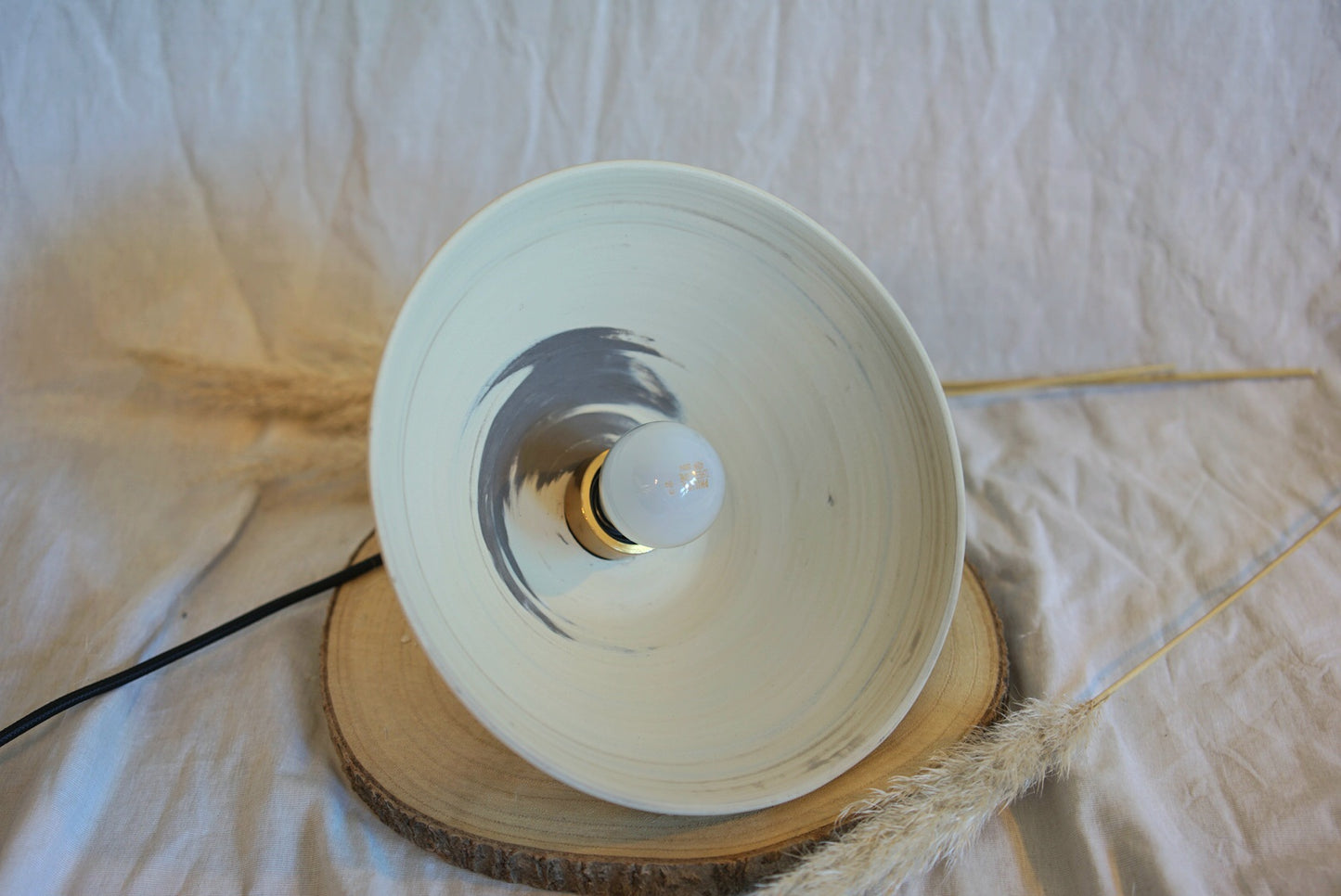 Lampenschirm Marmoriert breites Design