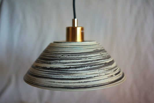 Lampenschirm Marmoriert breites Design