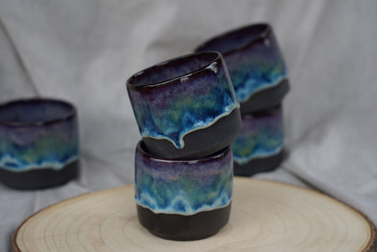 Keramikbecher Polarlicht