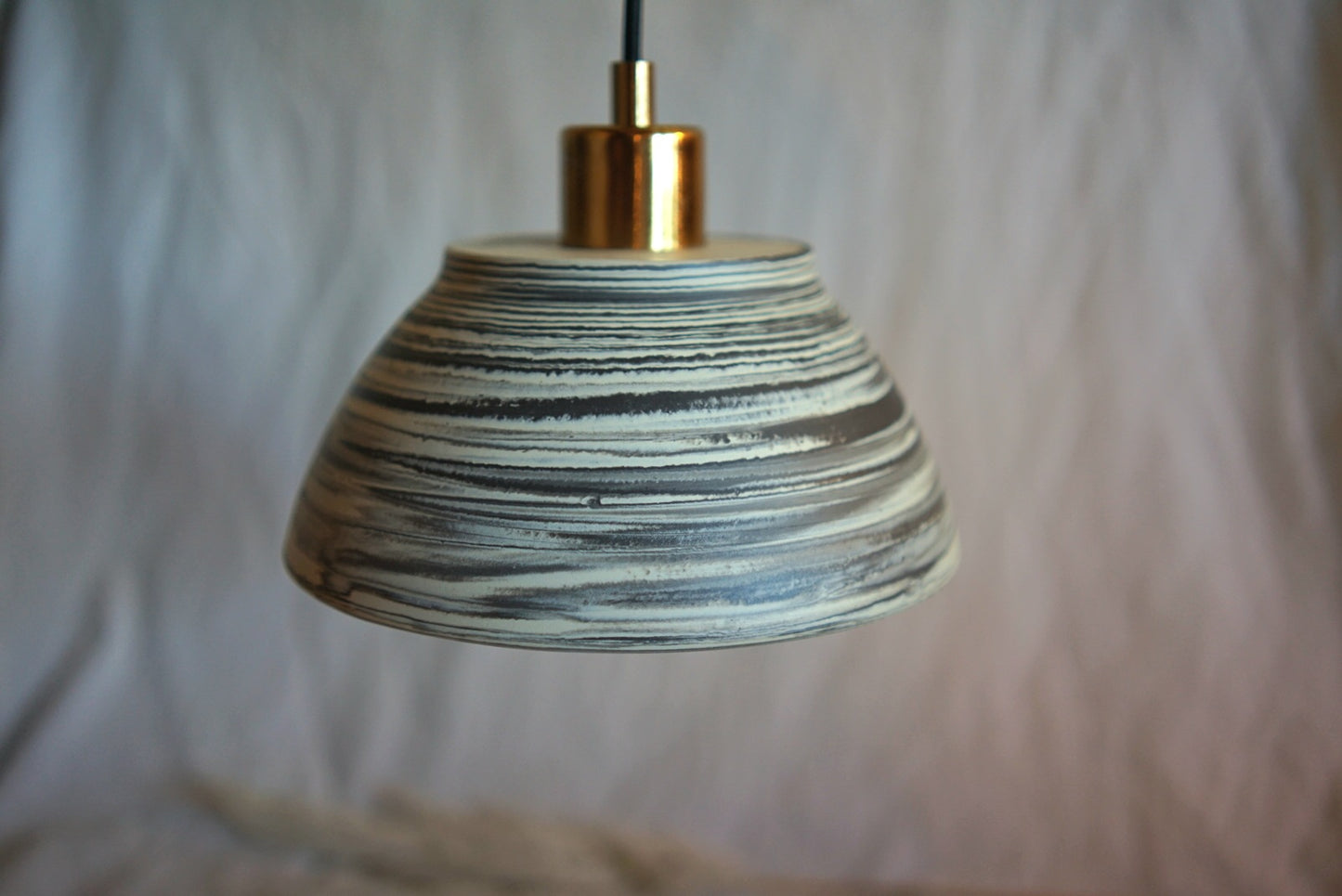 Lampenschirm Marmoriert abgerundetes Design