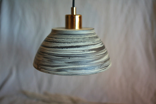 Lampenschirm Marmoriert abgerundetes Design