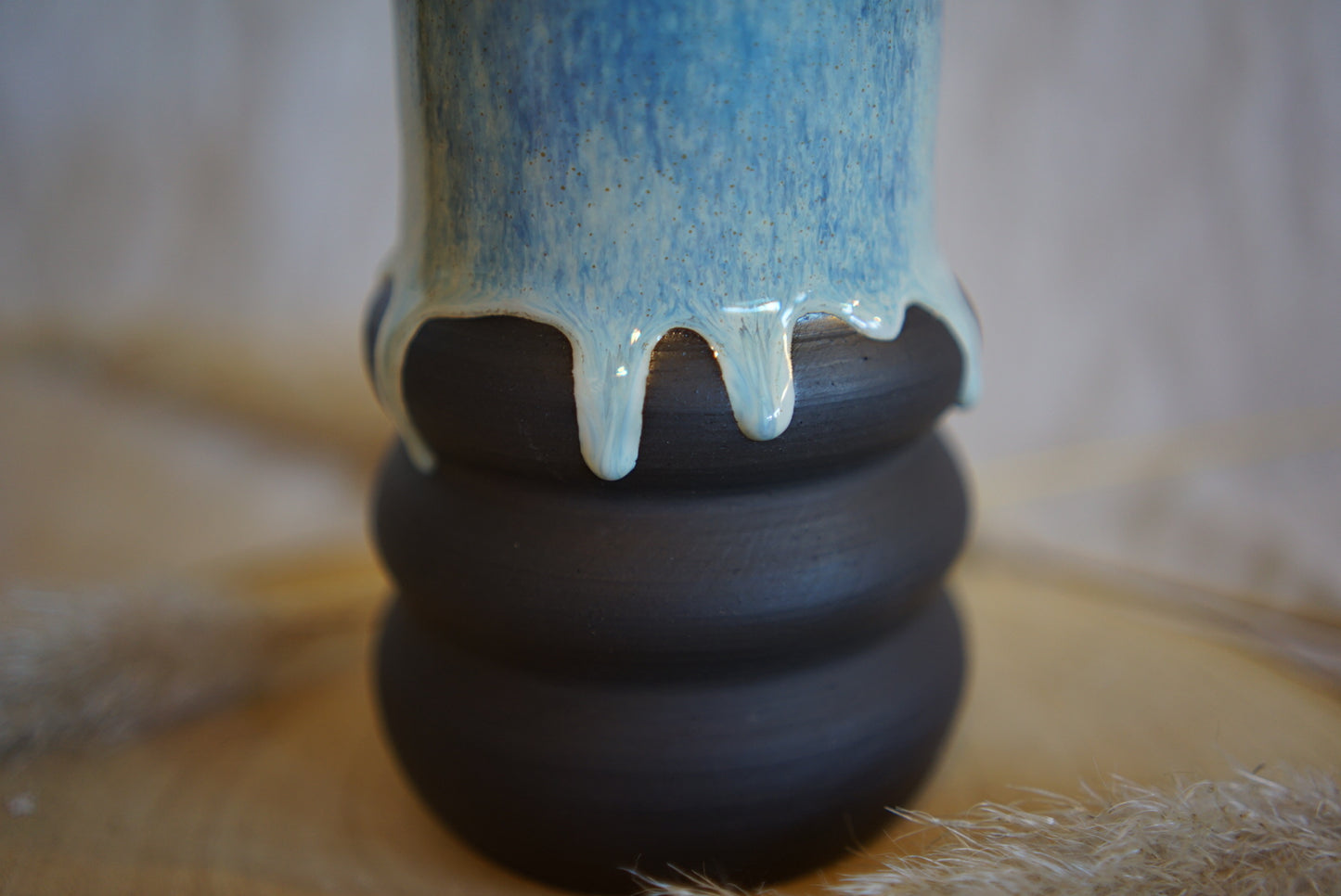 Vase Gletscherblau BLACK