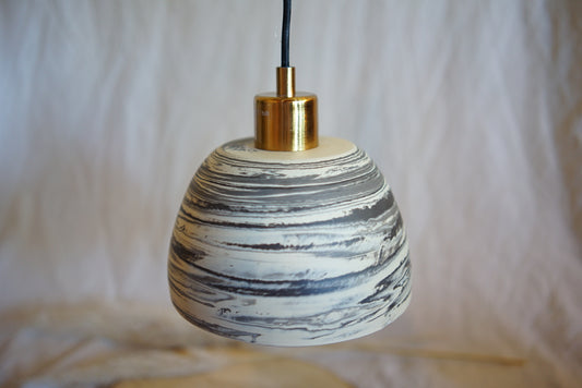 Lampenschirm Marmoriert rundes Design