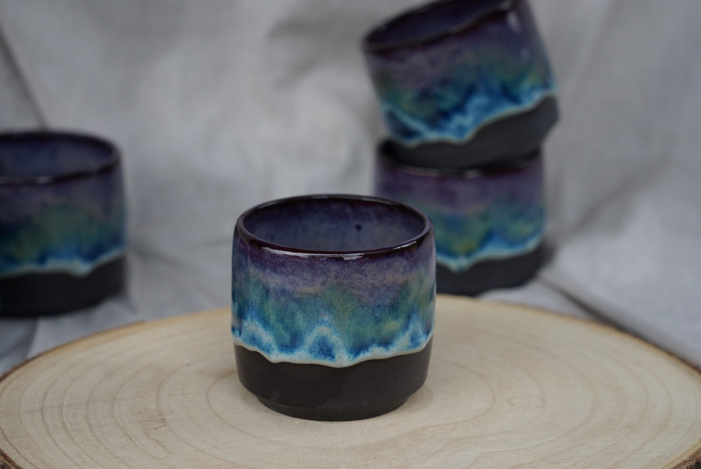 Keramikbecher Polarlicht